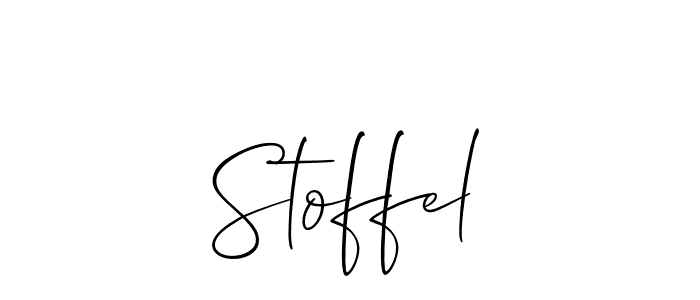 You should practise on your own different ways (Allison_Script) to write your name (Stoffel) in signature. don't let someone else do it for you. Stoffel signature style 2 images and pictures png