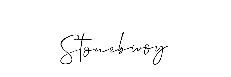 if you are searching for the best signature style for your name Stonebwoy. so please give up your signature search. here we have designed multiple signature styles  using Allison_Script. Stonebwoy signature style 2 images and pictures png