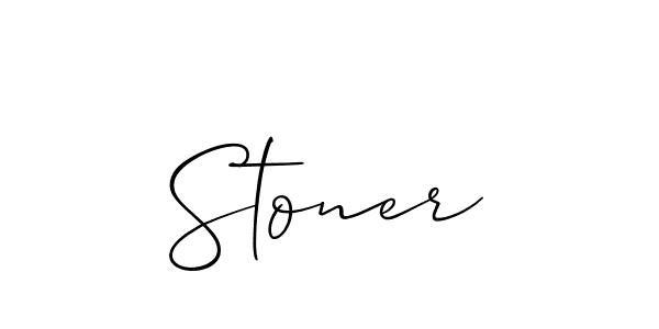 How to make Stoner name signature. Use Allison_Script style for creating short signs online. This is the latest handwritten sign. Stoner signature style 2 images and pictures png