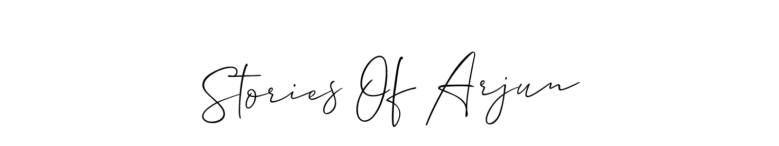 You can use this online signature creator to create a handwritten signature for the name Stories Of Arjun. This is the best online autograph maker. Stories Of Arjun signature style 2 images and pictures png