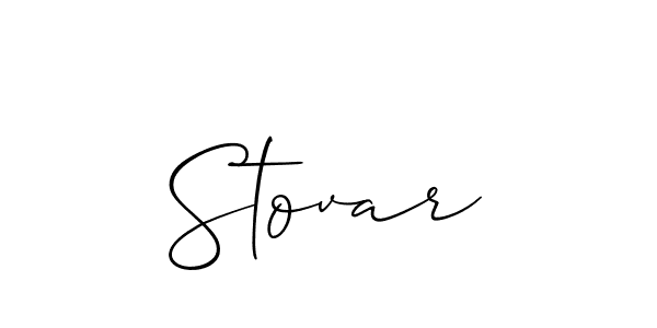 Also we have Stovar name is the best signature style. Create professional handwritten signature collection using Allison_Script autograph style. Stovar signature style 2 images and pictures png