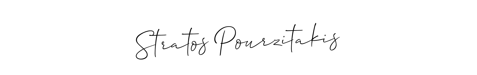 Make a beautiful signature design for name Stratos Pourzitakis. Use this online signature maker to create a handwritten signature for free. Stratos Pourzitakis signature style 2 images and pictures png