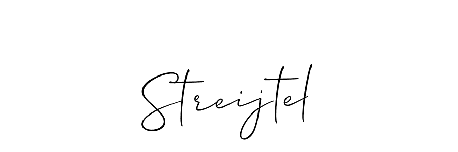 Make a beautiful signature design for name Streijtel. With this signature (Allison_Script) style, you can create a handwritten signature for free. Streijtel signature style 2 images and pictures png