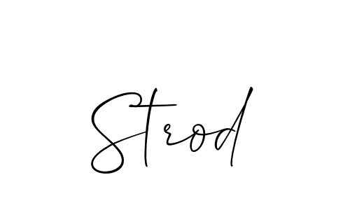 Make a beautiful signature design for name Strod. With this signature (Allison_Script) style, you can create a handwritten signature for free. Strod signature style 2 images and pictures png