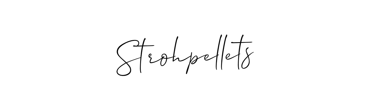 See photos of Strohpellets official signature by Spectra . Check more albums & portfolios. Read reviews & check more about Allison_Script font. Strohpellets signature style 2 images and pictures png