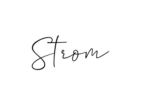 Make a beautiful signature design for name Strom. Use this online signature maker to create a handwritten signature for free. Strom signature style 2 images and pictures png