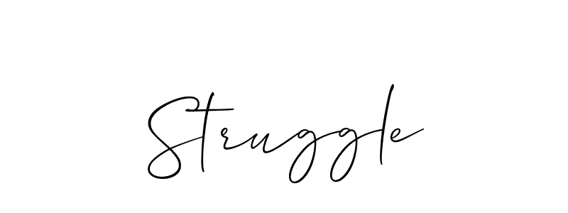 Similarly Allison_Script is the best handwritten signature design. Signature creator online .You can use it as an online autograph creator for name Struggle. Struggle signature style 2 images and pictures png