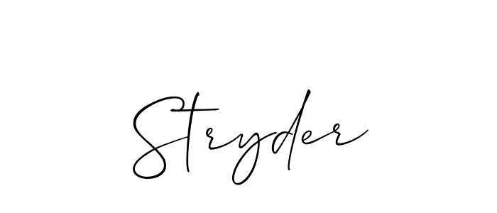 Allison_Script is a professional signature style that is perfect for those who want to add a touch of class to their signature. It is also a great choice for those who want to make their signature more unique. Get Stryder name to fancy signature for free. Stryder signature style 2 images and pictures png