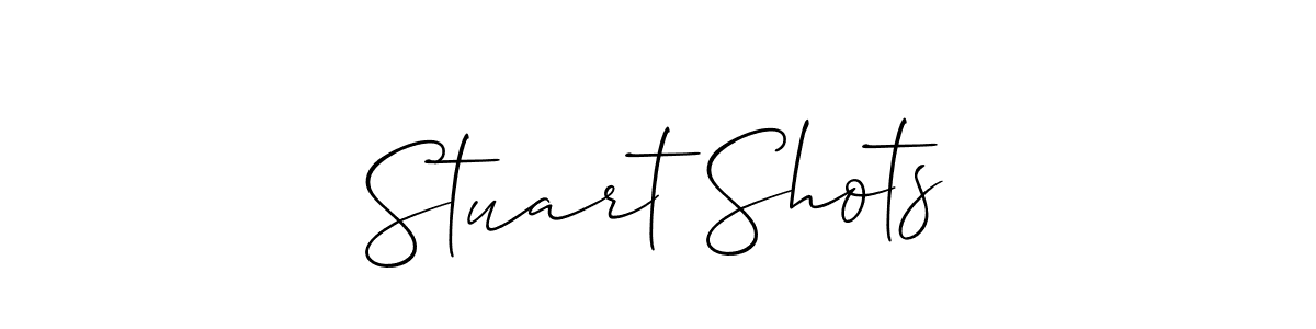 How to Draw Stuart Shots signature style? Allison_Script is a latest design signature styles for name Stuart Shots. Stuart Shots signature style 2 images and pictures png