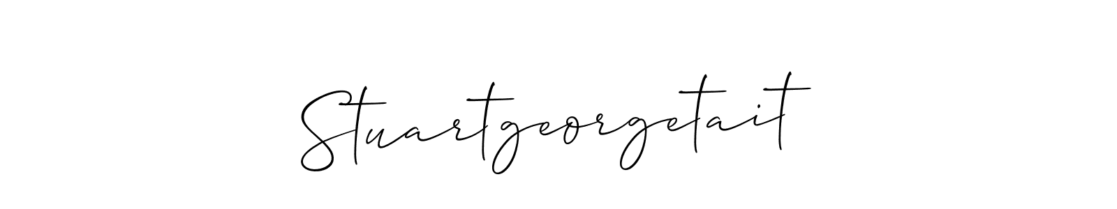 Also You can easily find your signature by using the search form. We will create Stuartgeorgetait name handwritten signature images for you free of cost using Allison_Script sign style. Stuartgeorgetait signature style 2 images and pictures png