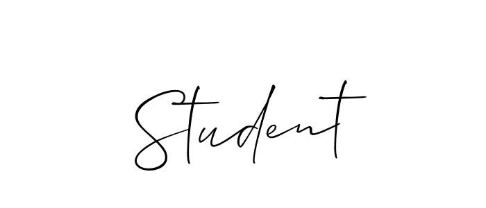 The best way (Allison_Script) to make a short signature is to pick only two or three words in your name. The name Student include a total of six letters. For converting this name. Student signature style 2 images and pictures png