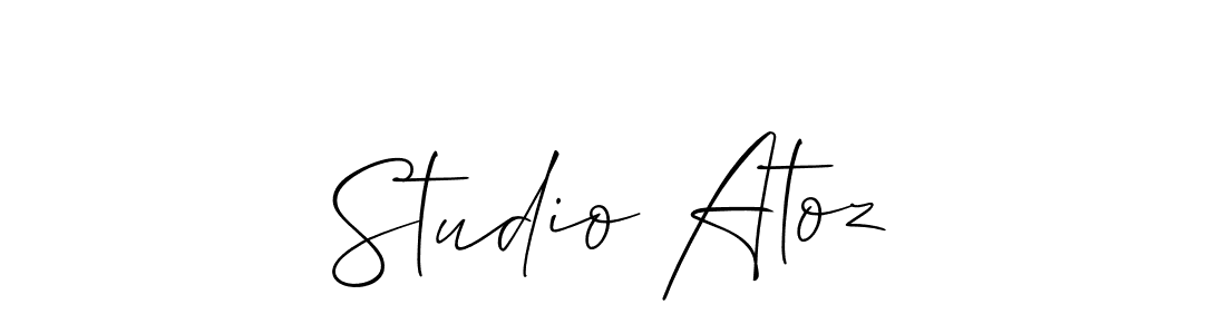 Make a beautiful signature design for name Studio Atoz. Use this online signature maker to create a handwritten signature for free. Studio Atoz signature style 2 images and pictures png