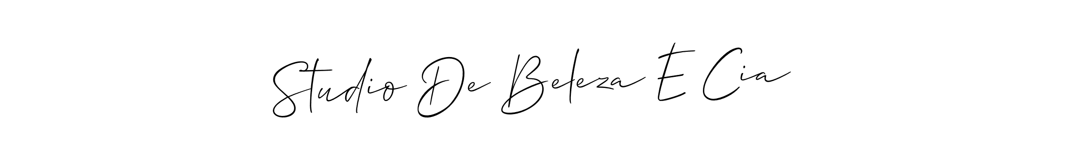 Best and Professional Signature Style for Studio De Beleza E Cia. Allison_Script Best Signature Style Collection. Studio De Beleza E Cia signature style 2 images and pictures png