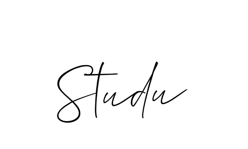 Check out images of Autograph of Studu name. Actor Studu Signature Style. Allison_Script is a professional sign style online. Studu signature style 2 images and pictures png