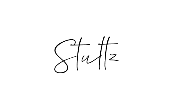 Make a beautiful signature design for name Stultz. With this signature (Allison_Script) style, you can create a handwritten signature for free. Stultz signature style 2 images and pictures png