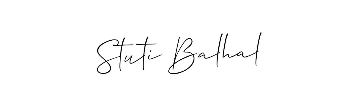 See photos of Stuti Balhal official signature by Spectra . Check more albums & portfolios. Read reviews & check more about Allison_Script font. Stuti Balhal signature style 2 images and pictures png