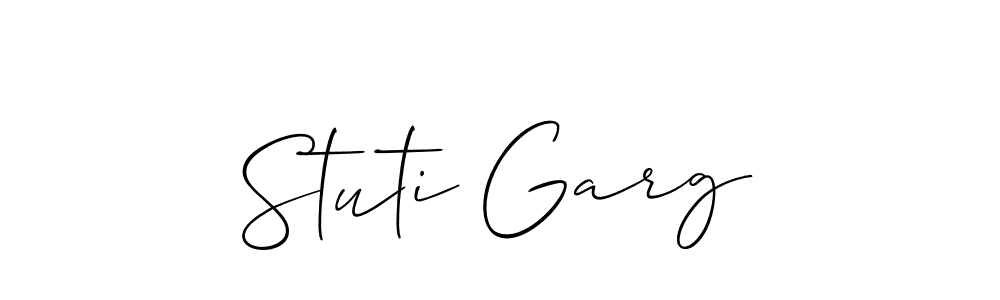 You can use this online signature creator to create a handwritten signature for the name Stuti Garg. This is the best online autograph maker. Stuti Garg signature style 2 images and pictures png