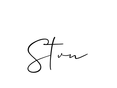 Best and Professional Signature Style for Stvn. Allison_Script Best Signature Style Collection. Stvn signature style 2 images and pictures png