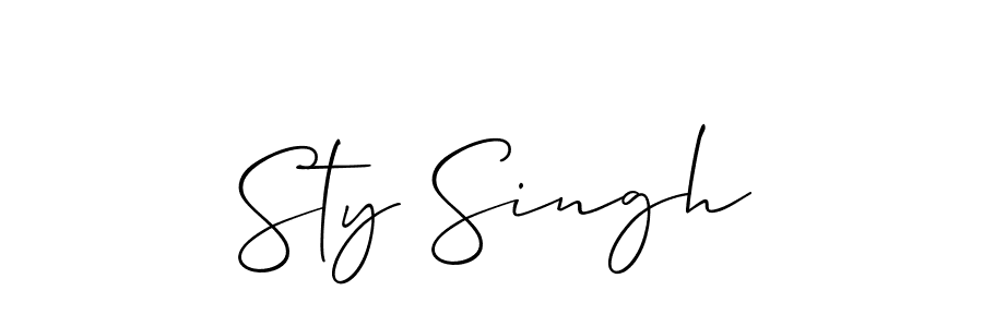 Here are the top 10 professional signature styles for the name Sty Singh. These are the best autograph styles you can use for your name. Sty Singh signature style 2 images and pictures png