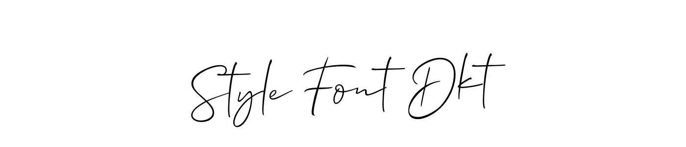 How to Draw Style Font Dkt signature style? Allison_Script is a latest design signature styles for name Style Font Dkt. Style Font Dkt signature style 2 images and pictures png