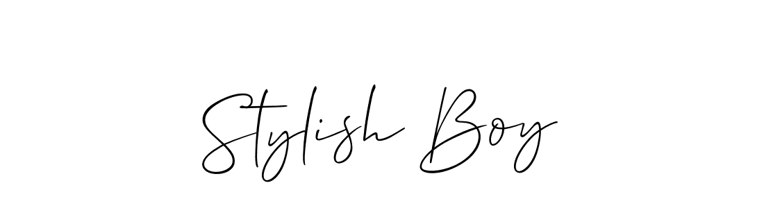 How to Draw Stylish Boy signature style? Allison_Script is a latest design signature styles for name Stylish Boy. Stylish Boy signature style 2 images and pictures png