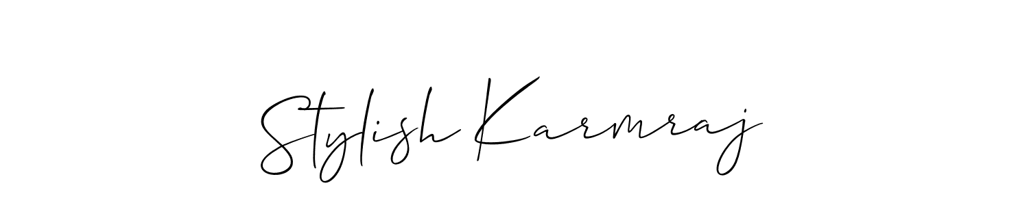 See photos of Stylish Karmraj official signature by Spectra . Check more albums & portfolios. Read reviews & check more about Allison_Script font. Stylish Karmraj signature style 2 images and pictures png