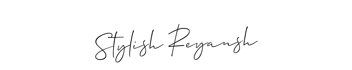 Make a short Stylish Reyansh signature style. Manage your documents anywhere anytime using Allison_Script. Create and add eSignatures, submit forms, share and send files easily. Stylish Reyansh signature style 2 images and pictures png