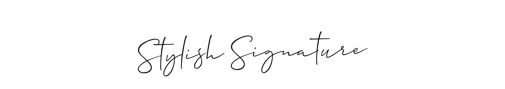 This is the best signature style for the Stylish Signature name. Also you like these signature font (Allison_Script). Mix name signature. Stylish Signature signature style 2 images and pictures png