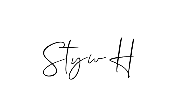 Check out images of Autograph of Styw H name. Actor Styw H Signature Style. Allison_Script is a professional sign style online. Styw H signature style 2 images and pictures png