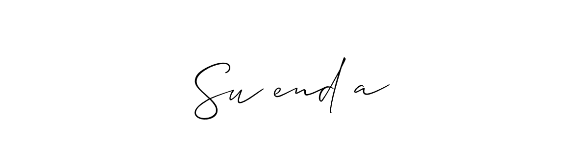 You should practise on your own different ways (Allison_Script) to write your name (Suरendरa) in signature. don't let someone else do it for you. Suरendरa signature style 2 images and pictures png