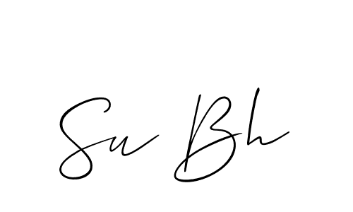 Once you've used our free online signature maker to create your best signature Allison_Script style, it's time to enjoy all of the benefits that Su Bh name signing documents. Su Bh signature style 2 images and pictures png
