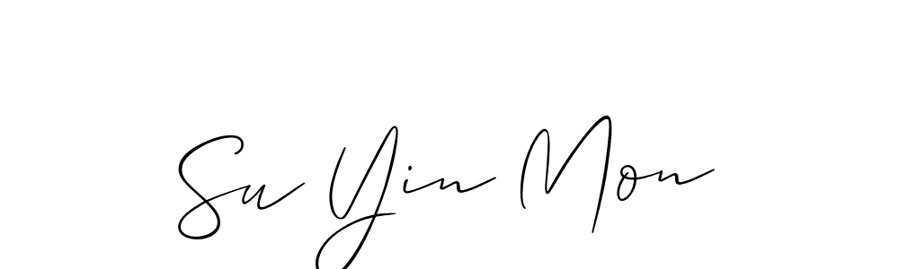 How to Draw Su Yin Mon signature style? Allison_Script is a latest design signature styles for name Su Yin Mon. Su Yin Mon signature style 2 images and pictures png