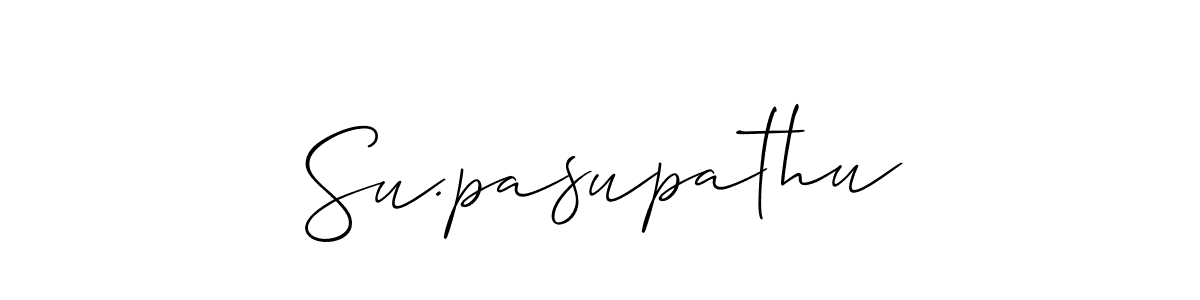 Best and Professional Signature Style for Su.pasupathu. Allison_Script Best Signature Style Collection. Su.pasupathu signature style 2 images and pictures png