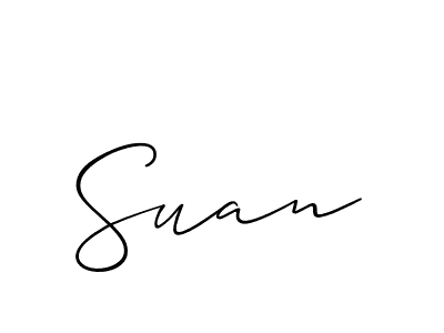 Make a beautiful signature design for name Suan. Use this online signature maker to create a handwritten signature for free. Suan signature style 2 images and pictures png