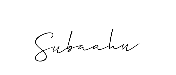 You can use this online signature creator to create a handwritten signature for the name Subaahu. This is the best online autograph maker. Subaahu signature style 2 images and pictures png