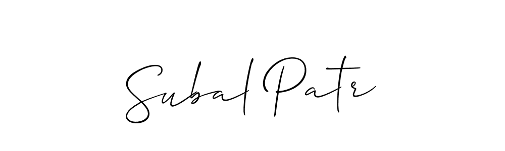 Best and Professional Signature Style for Subal Patr. Allison_Script Best Signature Style Collection. Subal Patr signature style 2 images and pictures png