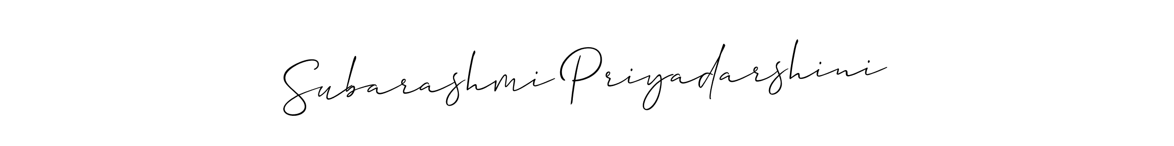 See photos of Subarashmi Priyadarshini official signature by Spectra . Check more albums & portfolios. Read reviews & check more about Allison_Script font. Subarashmi Priyadarshini signature style 2 images and pictures png