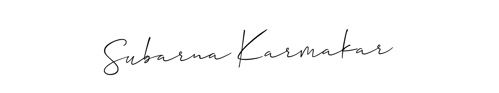 Make a beautiful signature design for name Subarna Karmakar. Use this online signature maker to create a handwritten signature for free. Subarna Karmakar signature style 2 images and pictures png