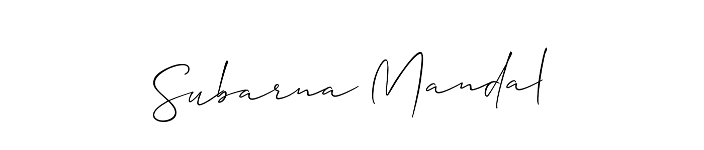 You can use this online signature creator to create a handwritten signature for the name Subarna Mandal. This is the best online autograph maker. Subarna Mandal signature style 2 images and pictures png