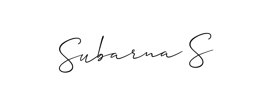 Make a beautiful signature design for name Subarna S. Use this online signature maker to create a handwritten signature for free. Subarna S signature style 2 images and pictures png