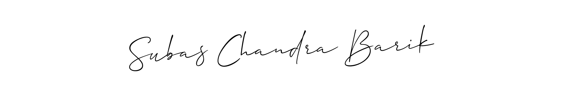Also You can easily find your signature by using the search form. We will create Subas Chandra Barik name handwritten signature images for you free of cost using Allison_Script sign style. Subas Chandra Barik signature style 2 images and pictures png