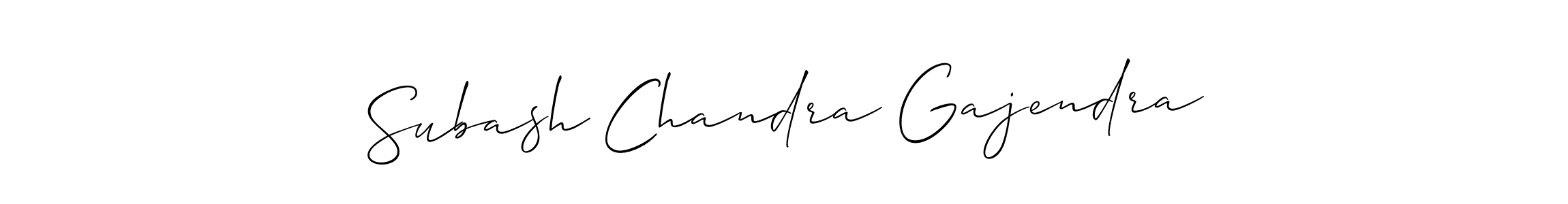 Here are the top 10 professional signature styles for the name Subash Chandra Gajendra. These are the best autograph styles you can use for your name. Subash Chandra Gajendra signature style 2 images and pictures png
