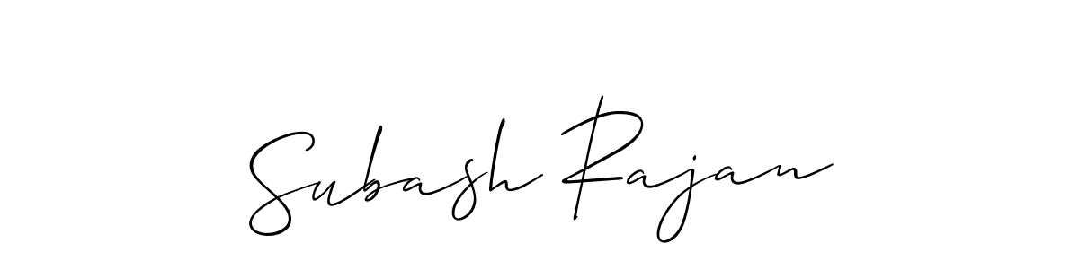 Also You can easily find your signature by using the search form. We will create Subash Rajan name handwritten signature images for you free of cost using Allison_Script sign style. Subash Rajan signature style 2 images and pictures png