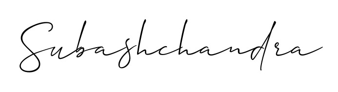 A modern signature idea for name Subashchandra using Allison_Script font. Clean strokes and elegant curves make it stand out instantly. Subashchandra signature style 2 images and pictures png