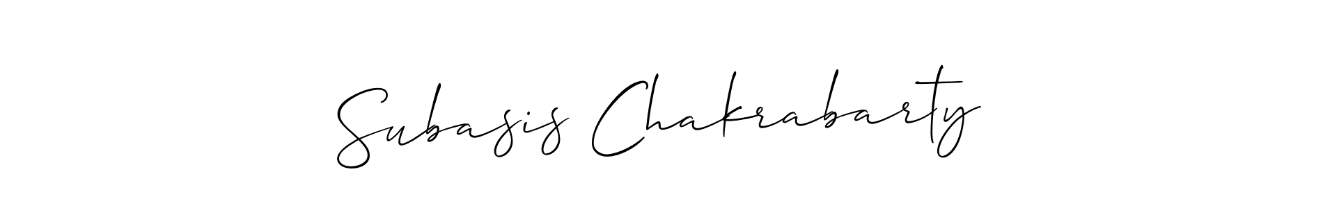 Make a beautiful signature design for name Subasis Chakrabarty. Use this online signature maker to create a handwritten signature for free. Subasis Chakrabarty signature style 2 images and pictures png