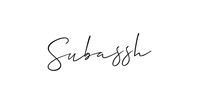 Make a beautiful signature design for name Subassh. Use this online signature maker to create a handwritten signature for free. Subassh signature style 2 images and pictures png
