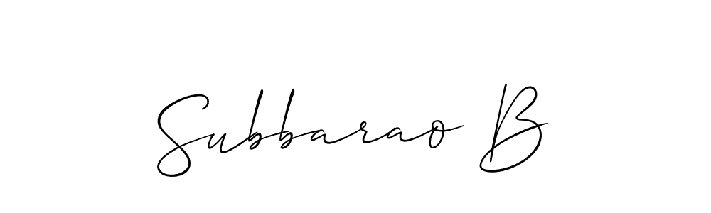 How to Draw Subbarao B signature style? Allison_Script is a latest design signature styles for name Subbarao B. Subbarao B signature style 2 images and pictures png