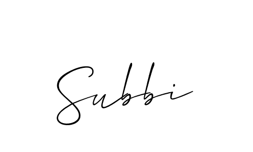 Also we have Subbi name is the best signature style. Create professional handwritten signature collection using Allison_Script autograph style. Subbi signature style 2 images and pictures png