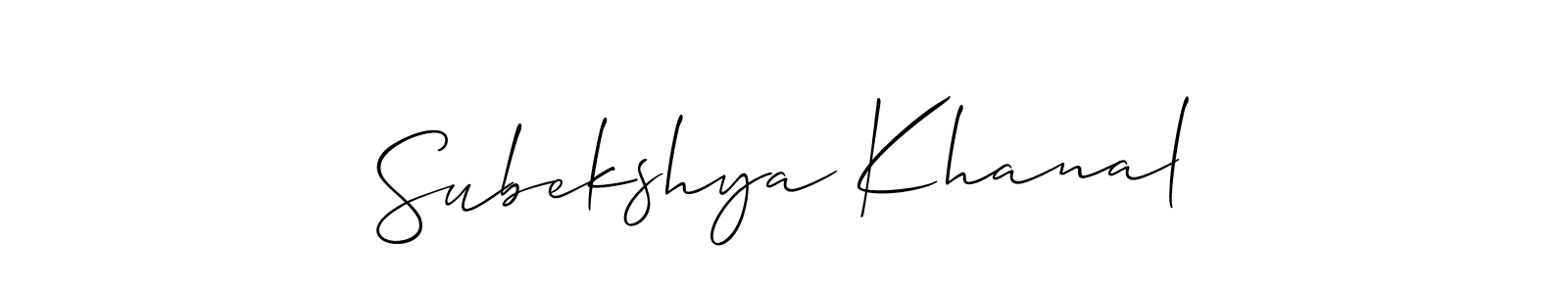 This is the best signature style for the Subekshya Khanal name. Also you like these signature font (Allison_Script). Mix name signature. Subekshya Khanal signature style 2 images and pictures png