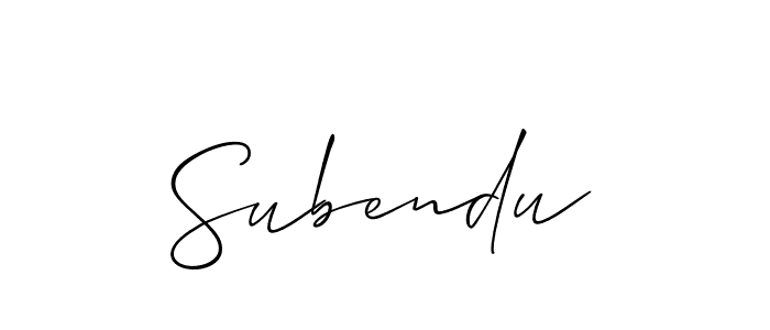 Make a short Subendu signature style. Manage your documents anywhere anytime using Allison_Script. Create and add eSignatures, submit forms, share and send files easily. Subendu signature style 2 images and pictures png